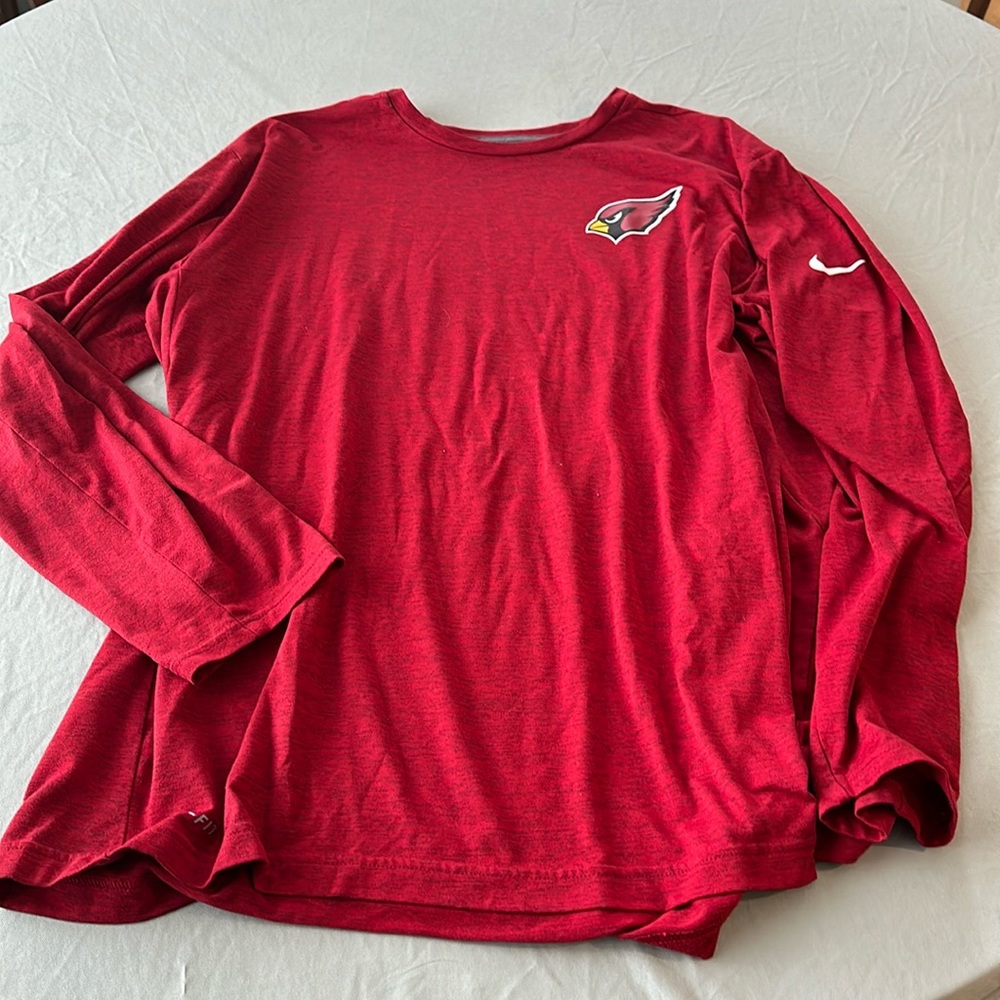 NFL Arizona Cardinals Long Sleeve Dri-fit Nike Shirt